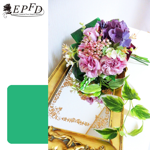 アーティフィシャルフラワー　グリーンブーケ