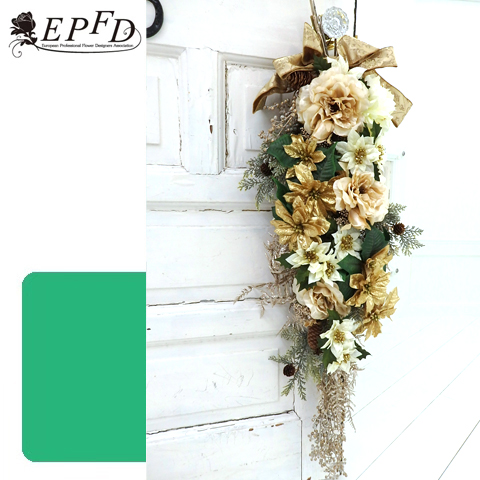 壁掛け縦長スワッグ